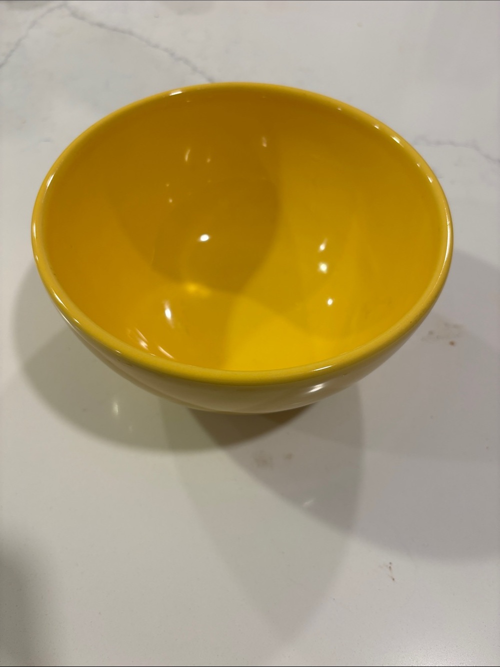 Set of 8 Bright Yellow Ceramic Serving Bowl - Home Dining